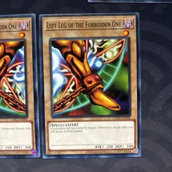 Exodia the Forbidden One LDK2-ENY04 Legendary Decks II Unlimited full set of 5 - Image 3