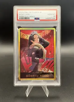 2025 One Piece EB03 Heroines Edition Boa Hancock Gold Don PSA 10 Gem Mint - Image 1