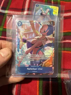 One Piece CCG TCG Nefeltari Vivi EB04-025 Alternative Art English - Image 1
