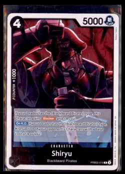 One Piece Premium Booster The Best Vol 2 Shiryu PRB02-015 - Image 1