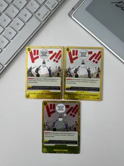 You're the One Who Should Disappear OP06-115 R x3 Playset | One Piece ENGLISH - Image 1