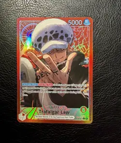 Trafalgar Law Leader OP01-002 Alt Art Super Rare - One Piece TCG - Image 1