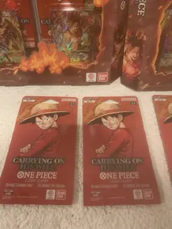 BANDAI ONE PIECE ILLUSTRATION BOX VOLUME 5 + SLEEVED BLISTER LOT (6) OP-13 🔥🔥 - Image 3