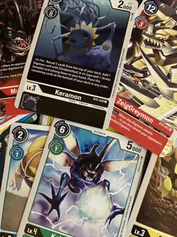 Digimon Card Game Bulk Lot of 1000 C/UC/P/R - Image 1