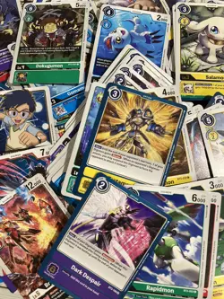 Digimon Card Game Bulk Lot of 500 Rare (R) Cards - Image 1