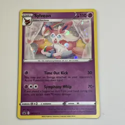 Sylveon SWSH211 SWSH: Sword & Shield Promo Card Cosmos Holo Pokemon Card - Image 1
