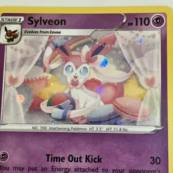 Sylveon SWSH211 SWSH: Sword & Shield Promo Card Cosmos Holo Pokemon Card - Image 2