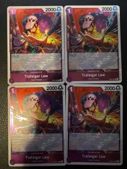 OP09-069 Trafalgar Law Playset X4! One Piece Card Game Emperors In The New World - Image 1
