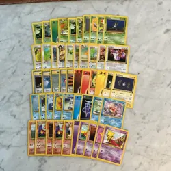 Pokemon Card Lot 1999 WOTC 50 Different Cards All 1st Edition Or Uncommon NM - Image 1