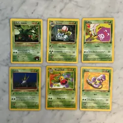 Pokemon Card Lot 1999 WOTC 50 Different Cards All 1st Edition Or Uncommon NM - Image 2