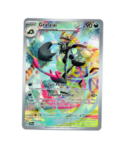 Pokemon Paldean Fates GRAFAIAI Illustration Rare 223/193 Card MINT-NM - Image 1
