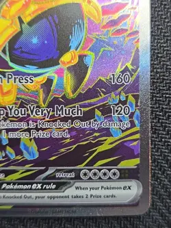 Pokemon TCG Iron Hands EX Prismatic Evolutions English Card 154/131 Sir - Image 2