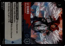 Li Shang 22/P2 Disney Lorcana TCG DE 7 DT Promo Holo Foil Trading Card TCG - Image 5