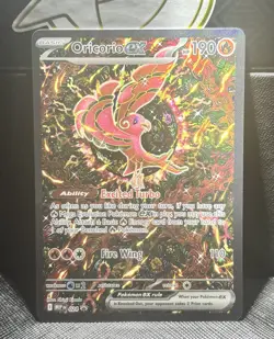 Pokemon Oricorio Ex MEP 024 Promo Card Mega Charizard X UPC Phantasmal Flames - Image 1