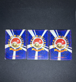 Geodude evolution set No.074 075 076 Fossil Old Back 1997 Pokemon Card Japanese - Image 2