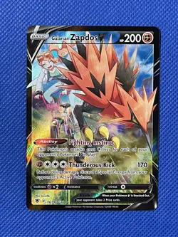 Pokemon 3 Card Set: Galarian Moltres V, Zapdos V & Articuno V | Trainer Gallery - Image 3