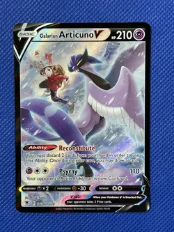 Pokemon 3 Card Set: Galarian Moltres V, Zapdos V & Articuno V | Trainer Gallery - Image 4