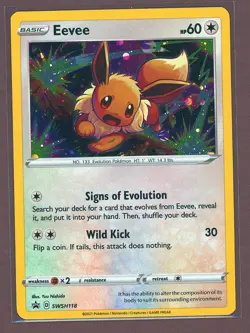 EEVEE - SWSH118 SWSH: Sword & Shield Black Star Promo Holo Card - Image 1
