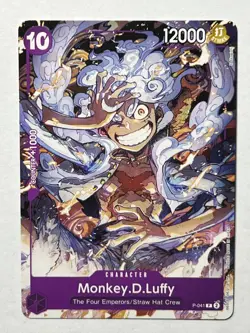 Monkey.D.Luffy (041) P-041 ( Centered ) MINT One Piece Promotion Cards Promo - Image 1