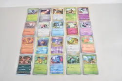 Pokemon Trading Card Lot of 100 "20 Holos" Various Sets (J4600G) - Image 1