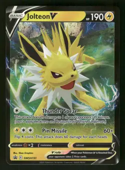 Jolteon V SWSH151 Promo,Holo Pokemon SWSH: Sword & Shield Promo Cards - Image 1