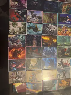 Magic The Gathering Art Cards 330 Card Lot 36 Gold Stamped 294 Standard - Image 2