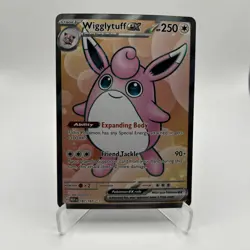 Pokemon TCG Wigglytuff EX 187/165 Scarlet and Violet Full Art Ultra Rare Card - Image 1