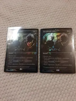 Sheoldred's Edict X2 Foil Promo Phyrexia MTG Magic The Gathering NP - Image 1