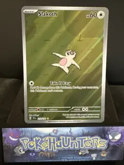 Pokemon Card Slakoth 212/191 Illustration Rare Surging Sparks Near Mint - Image 1