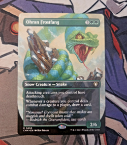 MTG Ohran Frostfang Commander Masters - NM Borderless Non Foil - Image 1