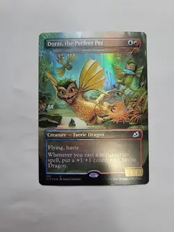 MTG - Dorat, the Perfect Pet - Sprite Dragon Iko Foil U#382 - Image 1