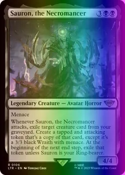 Sauron, the Necromancer (106/943) LTR LP FOIL - Image 1