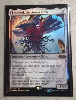 MTG Magic the Gathering Emrakul, the Aeons Torn (4/271) Ultimate Masters Nm Foil - Image 1