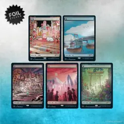 Magic the Gathering MTG - SECRET LAIR: The Tokyo Lands - FOIL - SEALED! - Image 1