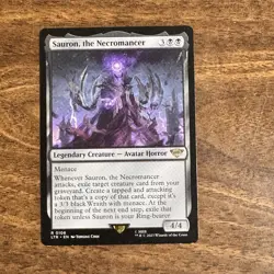 MTG Sauron, the Necromancer The Lord of the Rings: 0106 Regular Rare - Image 1