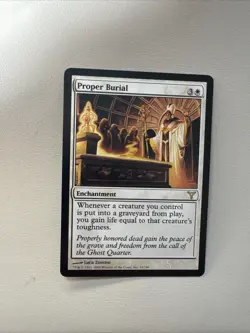 Proper Burial - Dissension - Magic The Gathering - Image 1