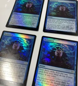 1 X Foil Brainstorm - Magic The Gathering - MTG - Double Masters - NM - Image 2