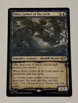 MTG Emry, Lurker of the Loch March of the Machine: Multiverse Legends NM - Image 1