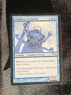 🔮🔥 Vedalken Archmage 🔮🔥 MTG Mirrodin Regular MT/NM Magic the Gathering - Image 1