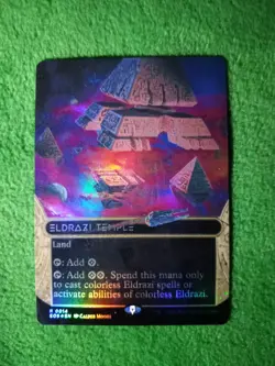 Eldrazi Temple (0014) (Borderless) Edge of Eternities: Stellar Sights Foil - Image 1