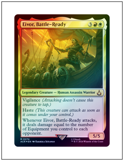 1x Eivor, Battle-Ready, Foil, Magic the Gathering MTG NM - Image 1