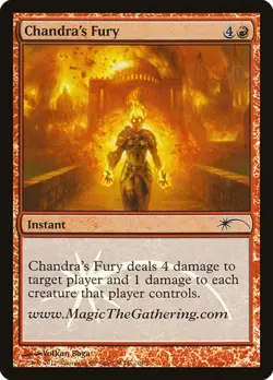 Chandra's Fury - Foil Promo URL Convention Promos MP MTG - Image 1