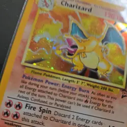 2000 RAW Pokemon TCG Base set 2 UNLIMITED Charizard 4/102 Holo Rare !!!LP!!! - Image 3