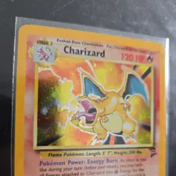 2000 RAW Pokemon TCG Base set 2 UNLIMITED Charizard 4/102 Holo Rare !!!LP!!! - Image 4
