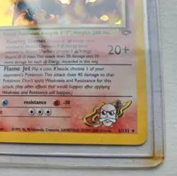 Pokemon TCG Blaine's Charizard 2/132 Gym Challenge 2000 Holo Rare - Image 4