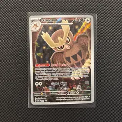 Pokemon TCG Noctowl SVP 141 Black Star Promo Holo NM - Image 1