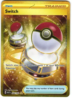 Switch Hyper Rare Holo 206/197 Pokemon SV: Scarlet & Violet 151 - Image 1