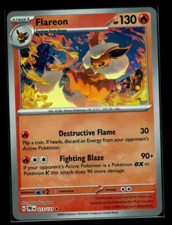 Pokemon TCG - Flareon (Master Ball Pattern) - SV: Prismatic Evolutions (PRE) - Image 1