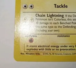 Vintage ELECTRODE 18/64 Rare Jungle English Carte Pokemon NM Super Clean 🌟 1999 - Image 3