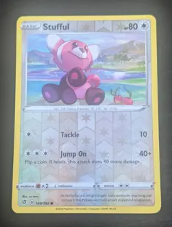 Stufful - 149/192 - Common - Reverse Holo - Pokemon Rebel Clash - Image 1